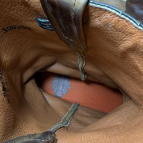 Harley-Davidson Leather Boots Rory 11-Inch Brown Skull D93146 Men's Size 10.5 - Picture 15 of 16